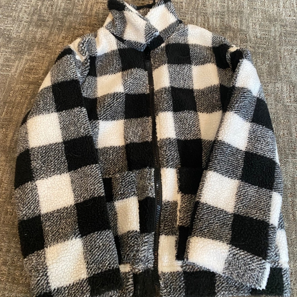 Checkered Shacket - image 1
